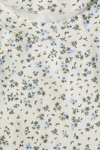 H&M Printed Cotton Vest Top