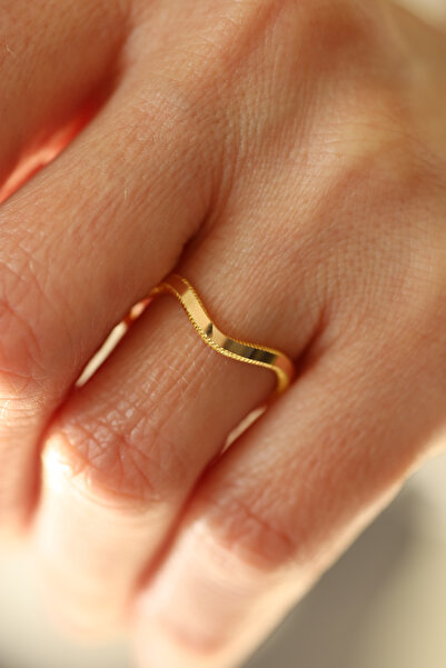 Yenigün Kuyumculuk 14 Ayar Altın Zikzak Ajda Yüzük