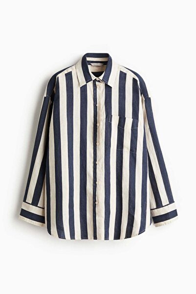H&M Oversized linen shirt
