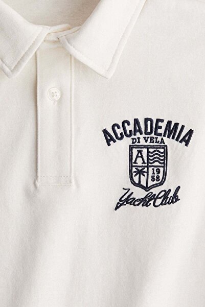 H&M Text-motif polo shirt