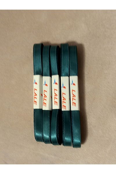 yörük tuhafiye Emerald Green 1 cm Satin Ribbon (5 Balls) Set Ribbon (5 X 10 Mt = 50 Meters)
