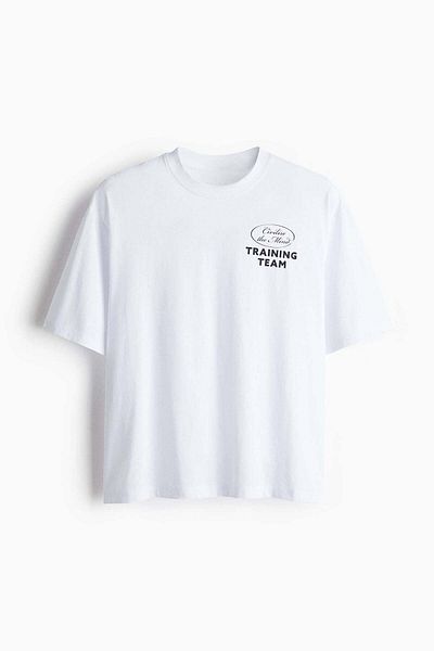 H&M Boxy-style Sports T-shirt With Drymove™