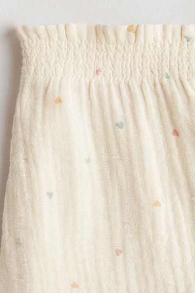 H&M Cotton muslin trousers