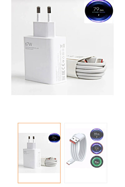 TEKNOPARKTA 67w Redmi Note Poco Oppo Realme Vivo Tecno Şarj Aleti Type C 67w ...
