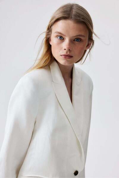 H&M Linen-blend blazer