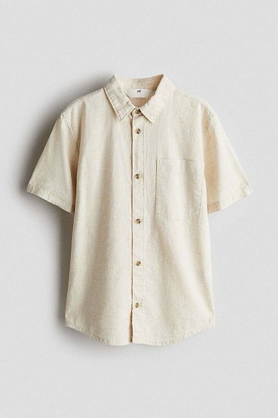 H&M Linen-blend Shirt