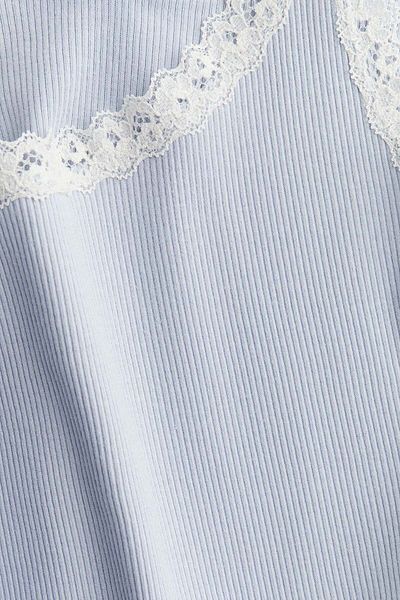 H&M Lace-trimmed Vest Top