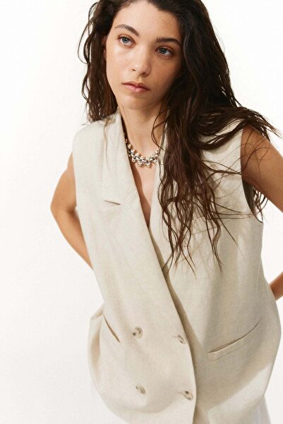 H&M سترة من مزيج الكتان