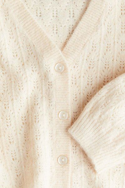 H&M Pointelle-knit Cardigan
