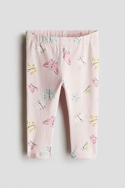 H&M بنطال قطني مطبوع