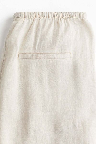 H&M Linen drawstring trousers