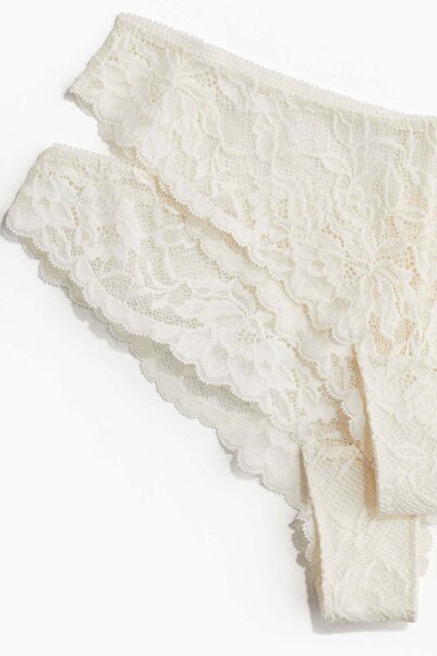 H&M 2-pack lace Brazilian briefs