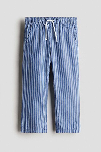 H&M Cotton poplin trousers