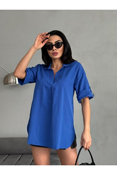 ALPACO Πουκάμισο με λεπτομέρεια με σχισμή