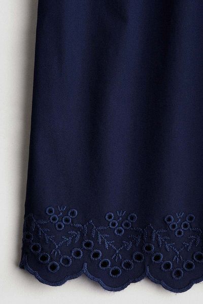 H&M Broderie Anglaise Cropped Trousers