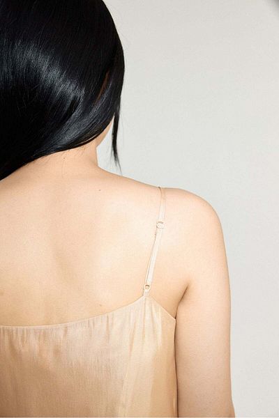 H&M Sheer embellished strappy dress