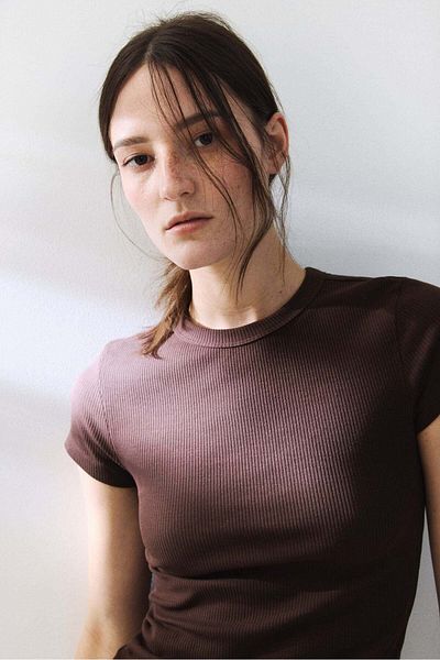 H&M Ribbed T-shirt