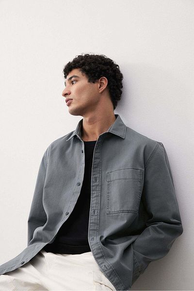 H&M Regular Fit Twill overshirt