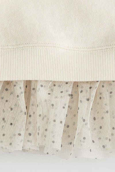 H&M Tulle-skirt sweatshirt dress