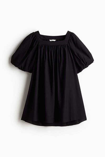 H&M Balloon-sleeved tunic dress