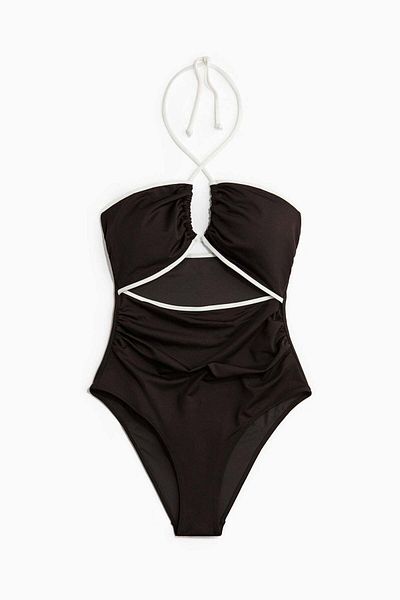 H&M Padded-cup cut-out swimsuit