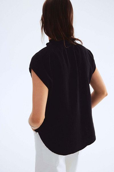 H&M Cotton Muslin Blouse
