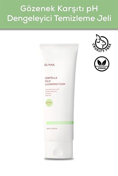 iUNIK Ionic Centella Gentle Facial Cleansing Foam - 120ml