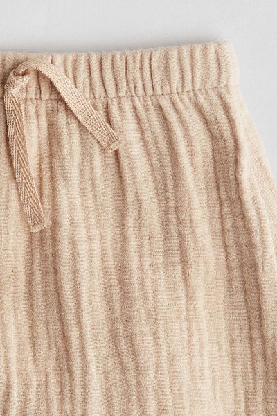H&M Cotton Muslin Trousers