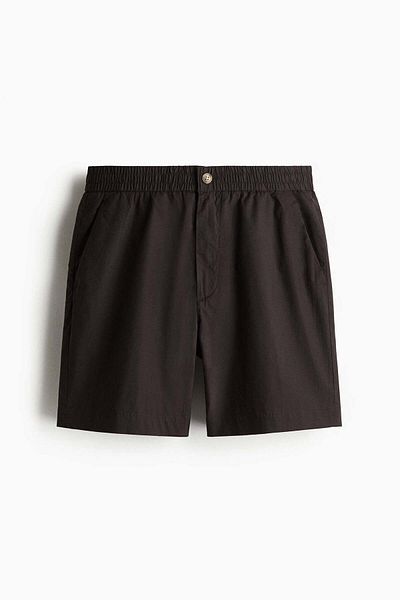 H&M Relaxed Fit Poplin Shorts