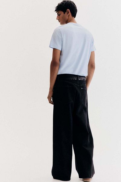 H&M Round-neck T-shirt Slim Fit
