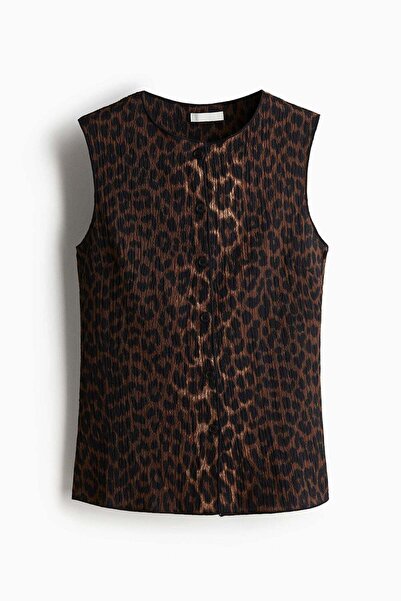 H&M Textured jersey waistcoat