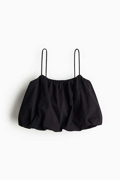 H&M Bubble-hem strappy top