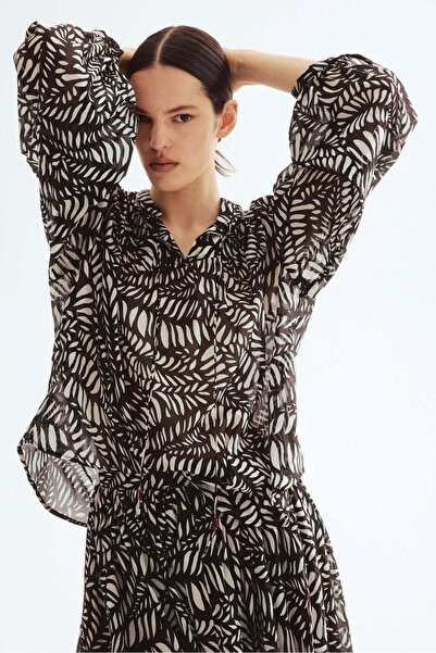 H&M Oversized cotton blouse