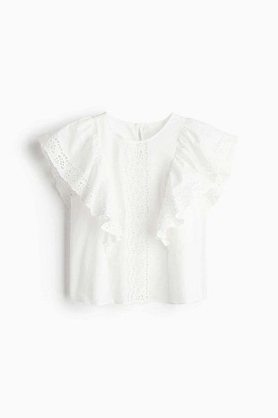 H&M Broderie Anglaise Blouse