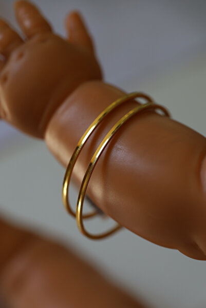 Yenigün Kuyumculuk 14 Ayar Altın İkili Çocuk Ajda Bilezik