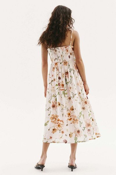 H&M Linen-blend midi dress