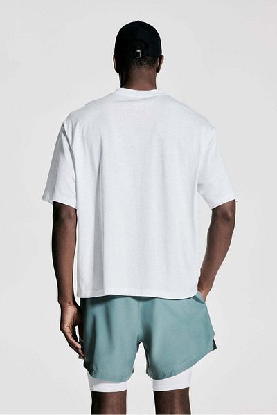 H&M Boxy-style Sports T-shirt With Drymove™