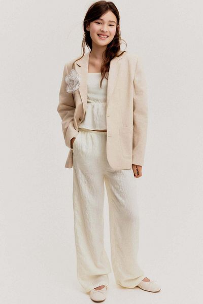H&M Tie-detail Trousers