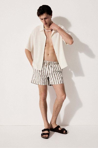 H&M Patterned swim shorts