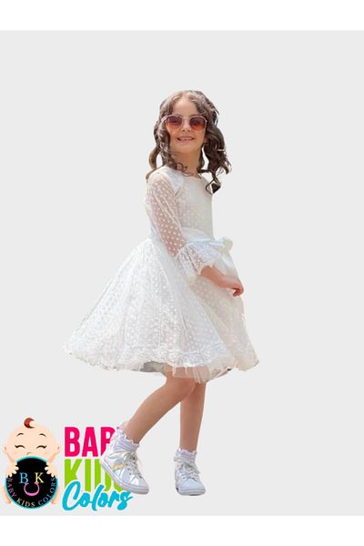 baby kids colors Lace Girl's Dress
