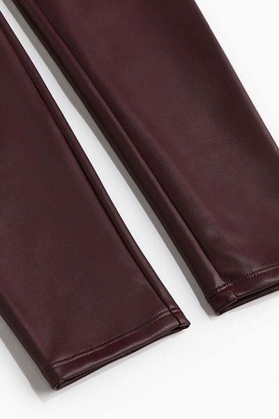 H&M Imitation leather leggings