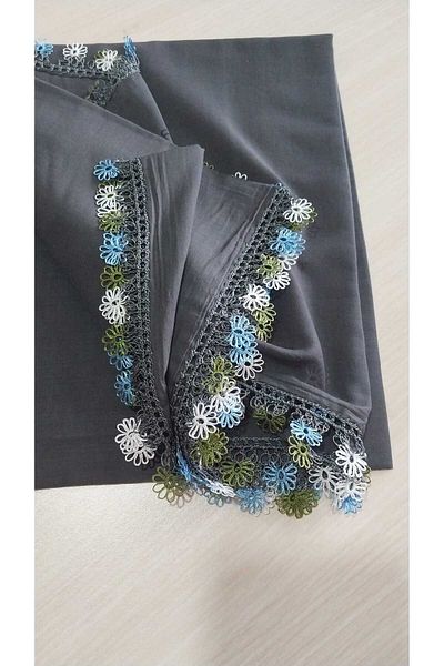 Papatyam Handwork Crochet and Shuttle Embroidered Writing/Crochet and Shuttle Handwork Writing/Dowry Yemeni/100X100/Reyyan.