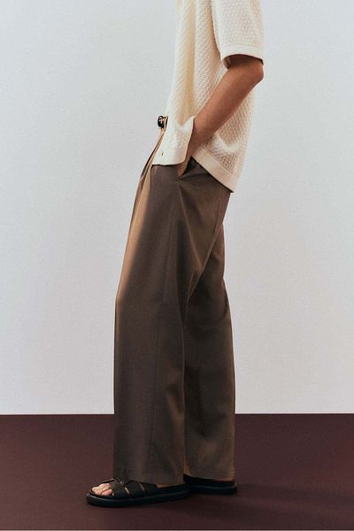 H&M Regular Fit Suit Trousers
