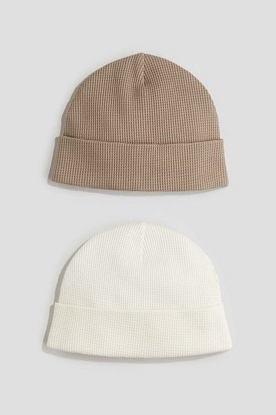 H&M 2-pack Ribbed Beanies