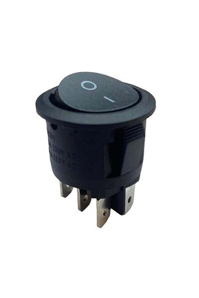 Go İthalat Ic-133-6 Round Black 6P On/Off Switch