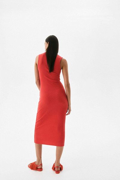 H&M Ribbed lace-up dress