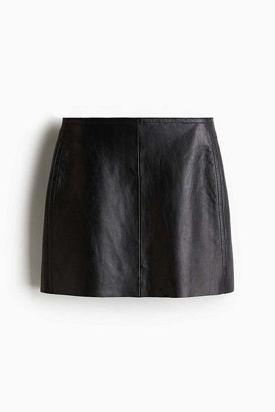 H&M Leather mini skirt