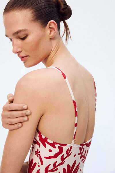 H&M Padded-cup High Leg swimsuit