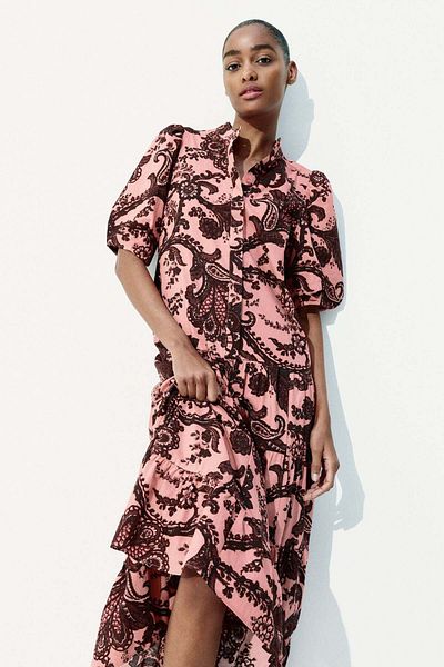 H&M Long cotton dress