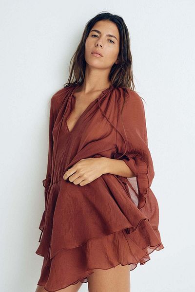 H&M Flounce-trimmed Dress